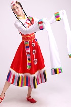 Chinese Ethnic Dancing Costume - Zang Zu (Tibetan)